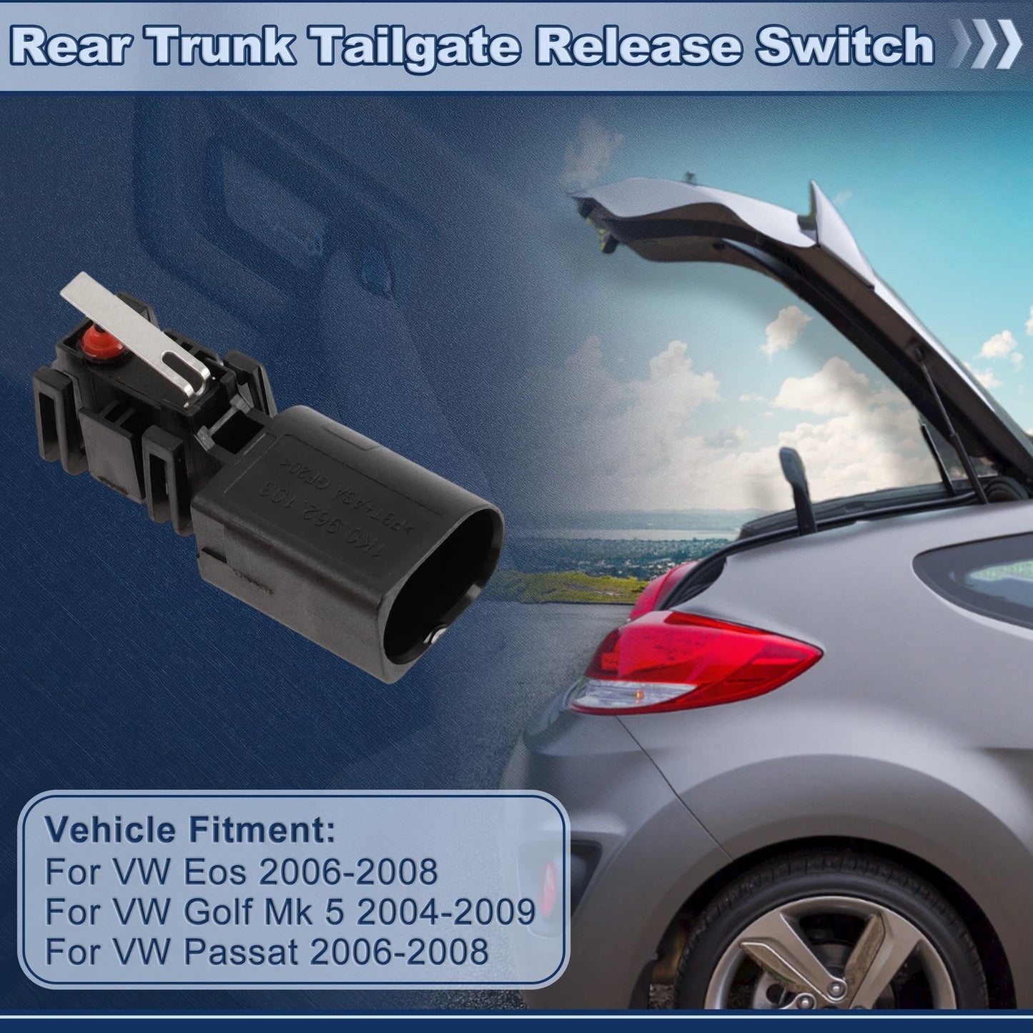 Tailgate Trunk Release Switch for VW Eos (2006–2008) No. 1K0962103