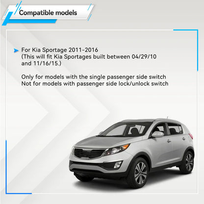Power Window Switch Button for Kia Sportage (2011–2016)