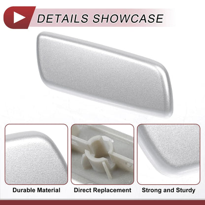 Front Right Washer Nozzle Cover for Lexus RX350 (2010-2013) - Silver Tone 1 x