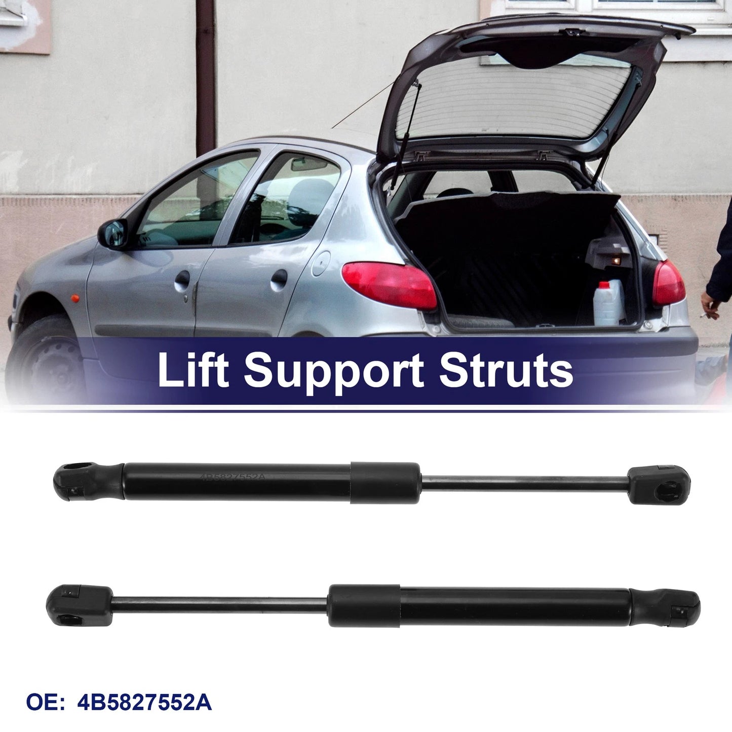 Tailgate Lift Support Struts Gas Spring No. 4B5827552A for Audi A6 Sedan (2003–2004)