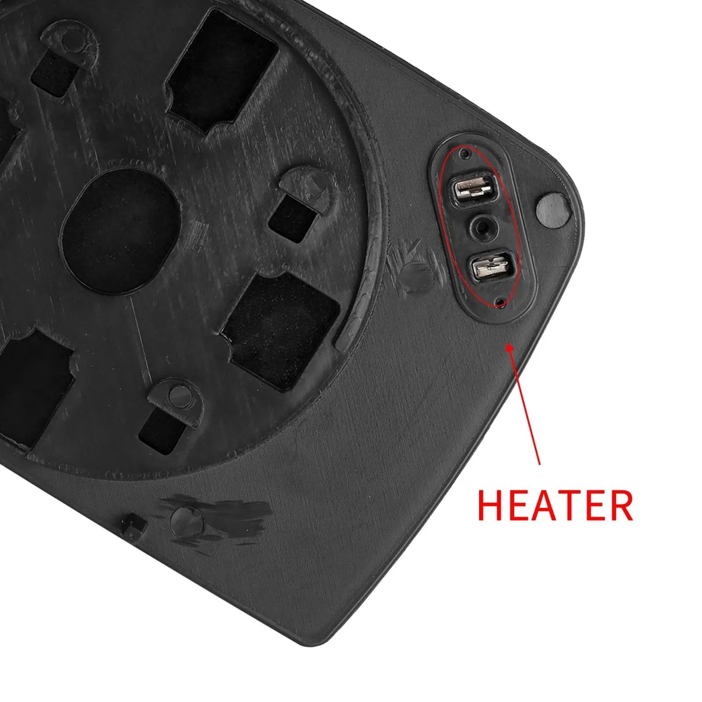 Right Mirror Glass with Backing Plate Heated for BMW X5 E53 (2000-2006)
