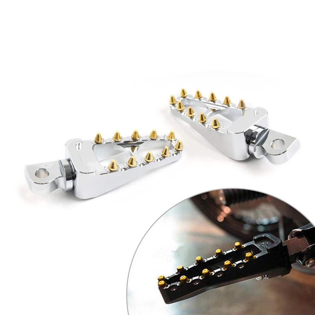 CNC Male Mount Foot Pegs for Harley Touring Sportster Dyna Softail