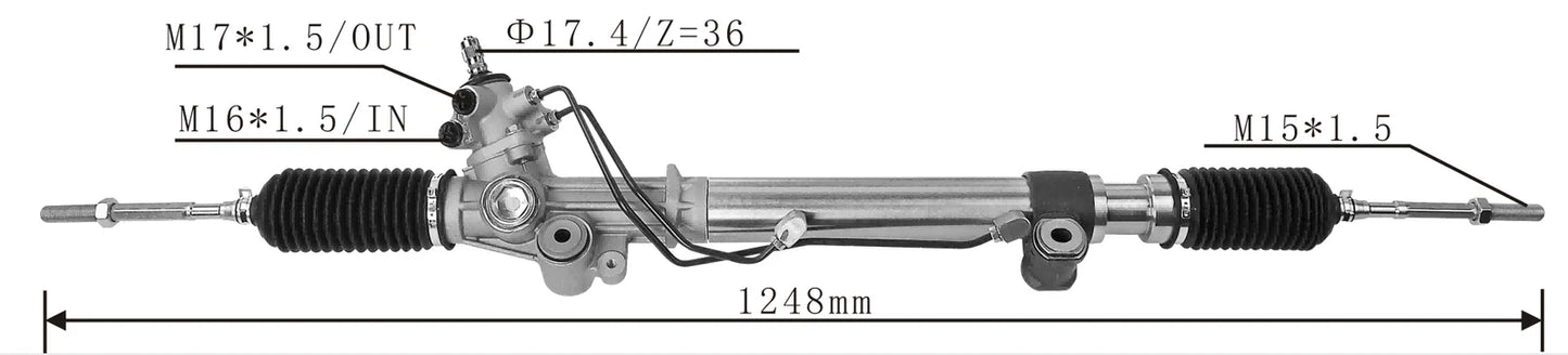 Complete Power Steering Rack for Toyota Landcruiser Prado (2003–2009)