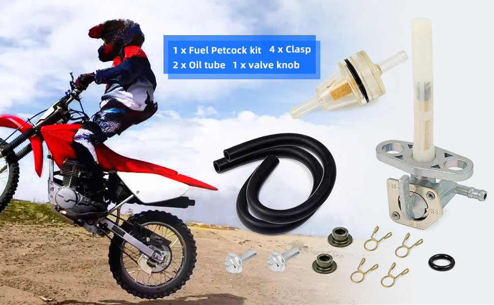 Fuel Petcock Valve for Honda XR/CRF 50 70 80 100 CRF150/230F (2000–2023)