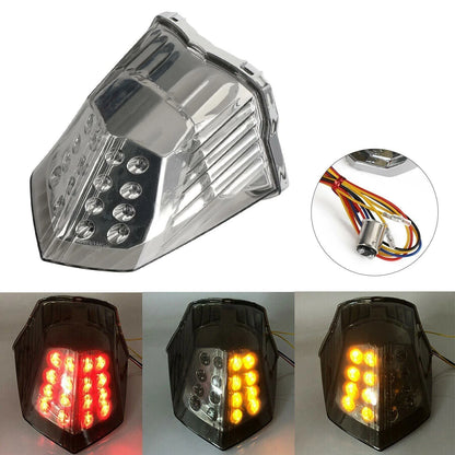Integrated Flashing Tail Light for Yamaha Diversion 600 XJ6 FZ6 (2009–2017)