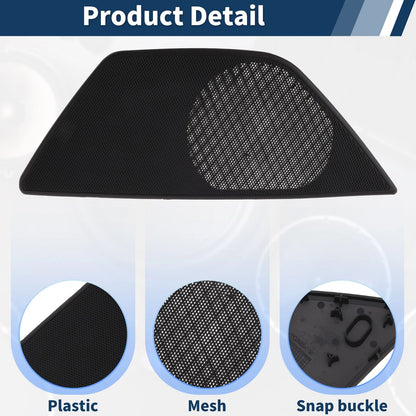Speaker Grills Cover for BMW 5 Series (2010–2017) Right Door Plastic Black