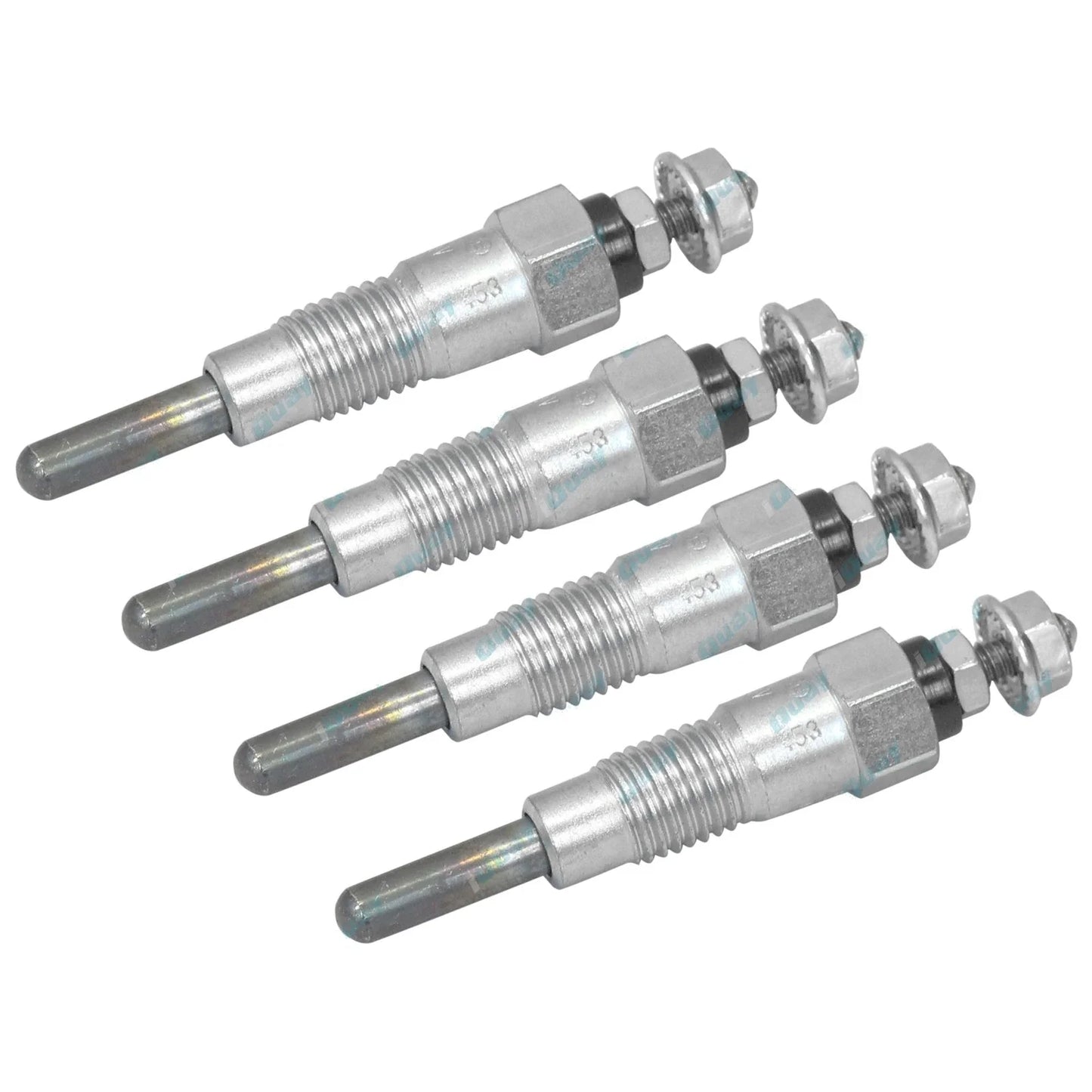Set of 4 BOSCH Glow Plugs for Navara D21 1986 1987 Diesel 4cyl SD25 2.5L 2488cc