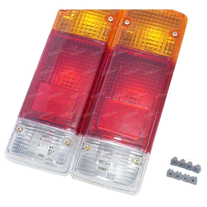 Set of 2 Taillights for Toyota Landcruiser 70 75 Series (1985–1999)