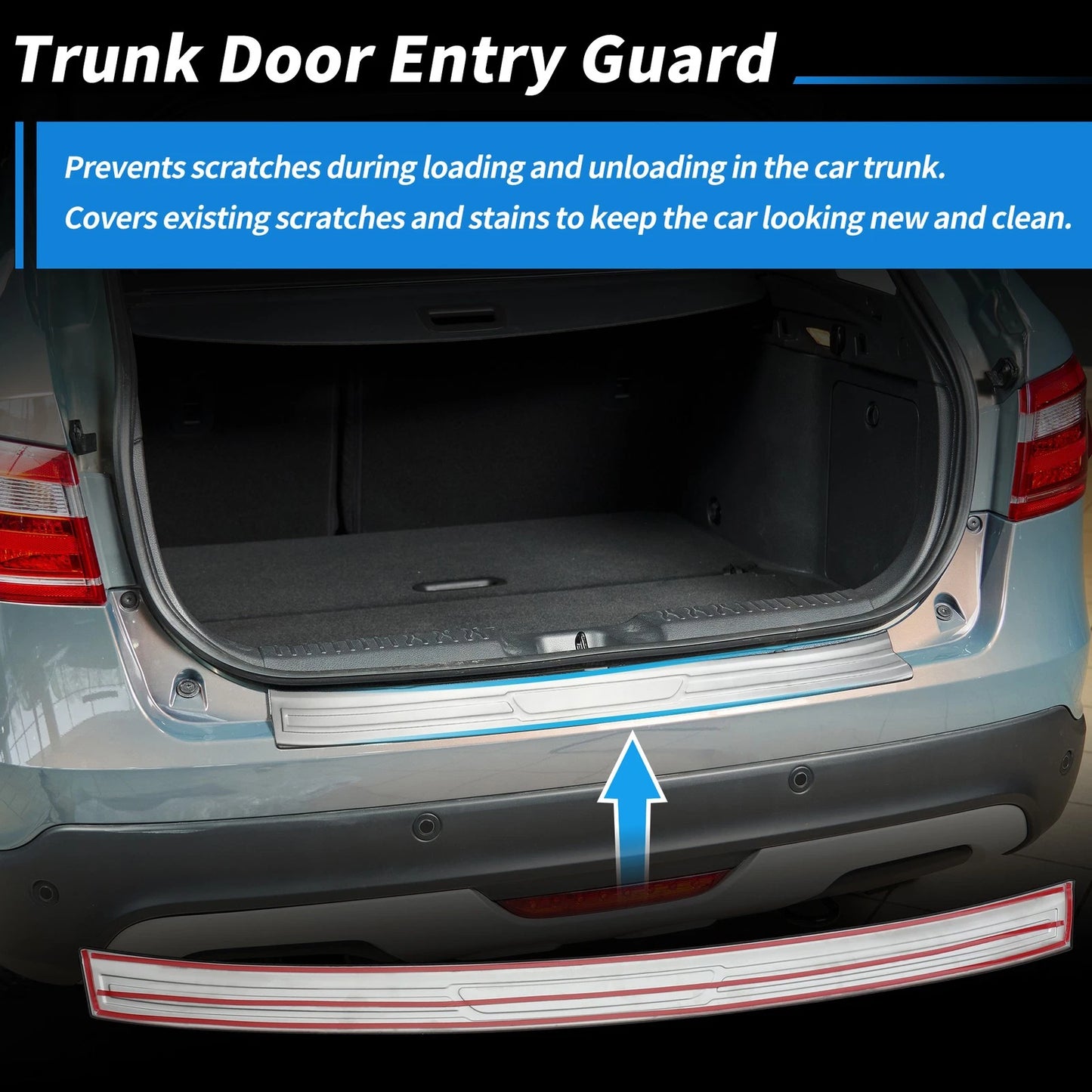 Rear Bumper Guard Protector for Toyota Highlander (2015–2019)
