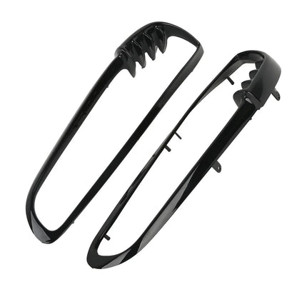 Black Radiator Trim Bezels for Harley V-Rod VRSCA VRSCB Night Rod (2001-2010)
