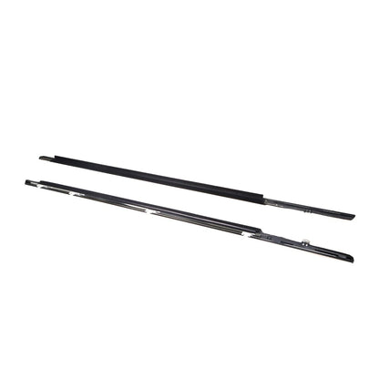 Chrome Front Door Glass Outer Weatherstrip for Toyota Corolla (1993–1997)