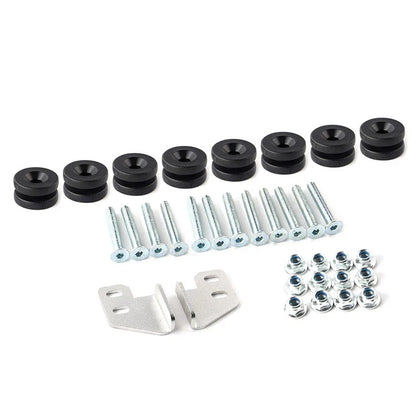 Flat Tube Motorcycle Side Luggage Case Baseplate Screw Spacers for Universal