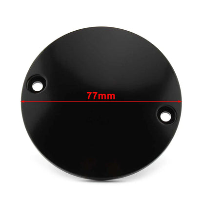 Black Domed Points Covers for Harley Softail Bigtwin