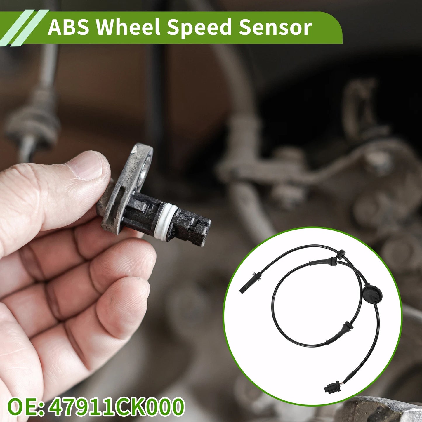 ABS Wheel Speed Sensor No. 47911CK000 for Nissan Quest (1993–2002)