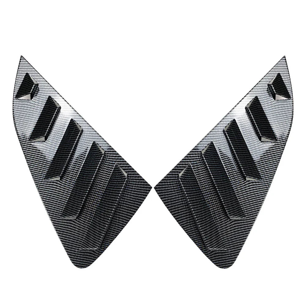 Rear Side Window Louver Vent Trim Covers for VW Polo MK6 (2018 - )