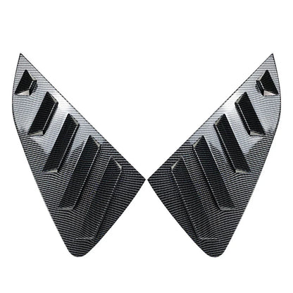 Rear Side Window Louver Vent Trim Covers for VW Polo MK6 (2018 - )