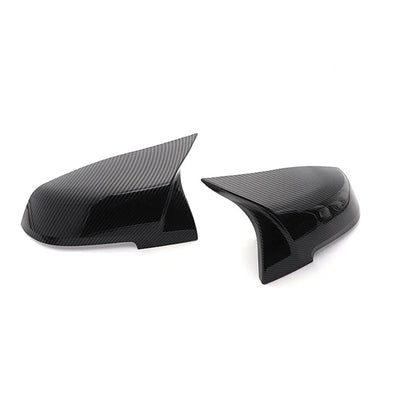 2Pcs Carbon Fiber Rear Side Mirror Cover Caps for BMW F20 F21 F30 F32 F36 X1 M3