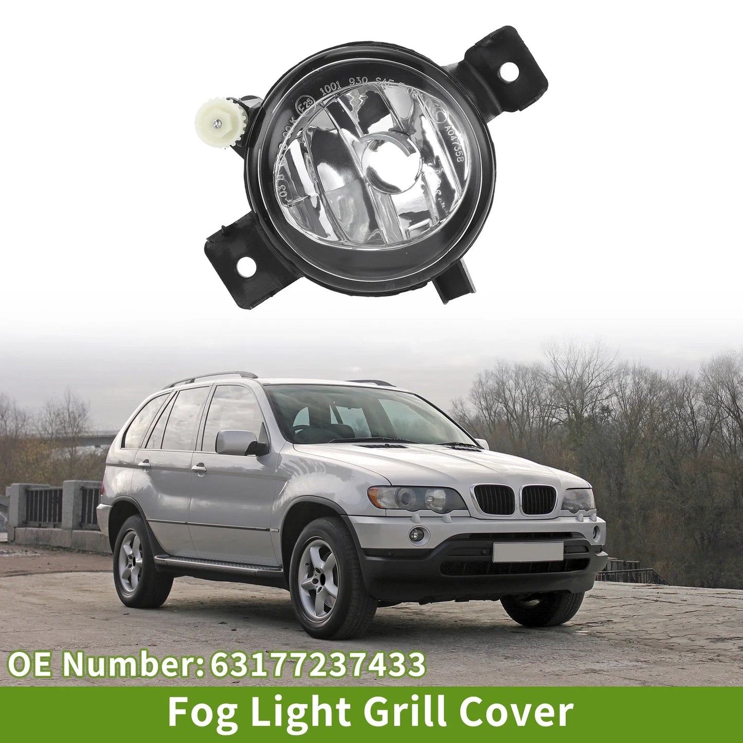 1 Pc Left Fog Light Grill for BMW X5 (2011 - 2013)