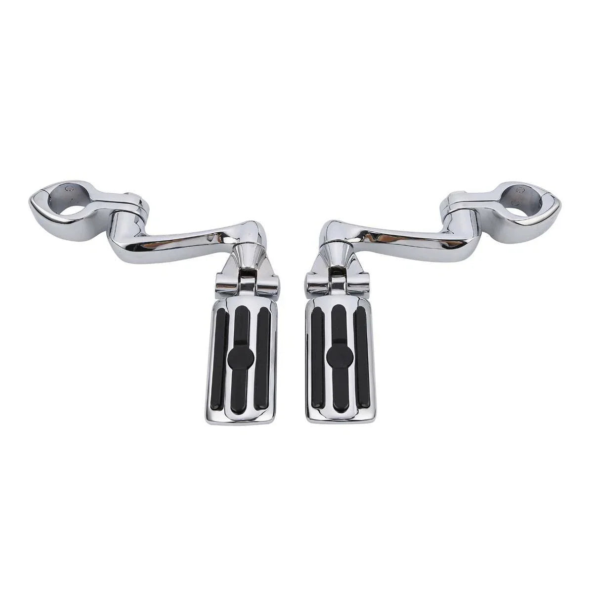 32mm Footpegs 360° Adjustable Long Mount Clamp 1-1/4in for Highway Bars