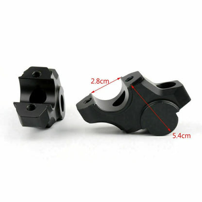 Black Handlebar Brackets for Yamaha MT-09 FZ-09 XSR900 (2012–2020)