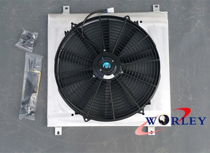 Radiator Shroud & Thermo Fan for Jeep Wrangler YJ/TJ/LJ (1987-2006)