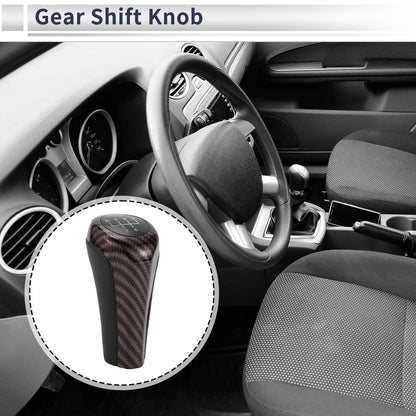 5 Speed Shift Knob for BMW X3 (2004–2020) Plastic Brown Black