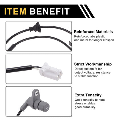 ABS Wheel Speed Sensor No. 8954633030 for Toyota Camry (1996–2006) 1Pc Left Rear