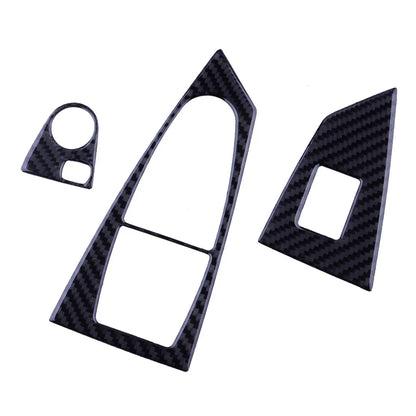 Carbon Fiber Power Window Switch Frame Cover for BMW 6 Series E63 E64 (2004-2010)