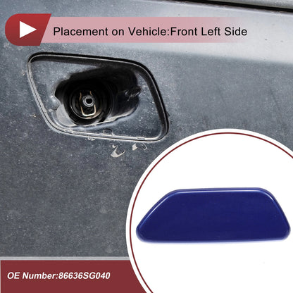 Front Left Washer Nozzle Cover Cap for Subaru Forester (2013–2015) Blue