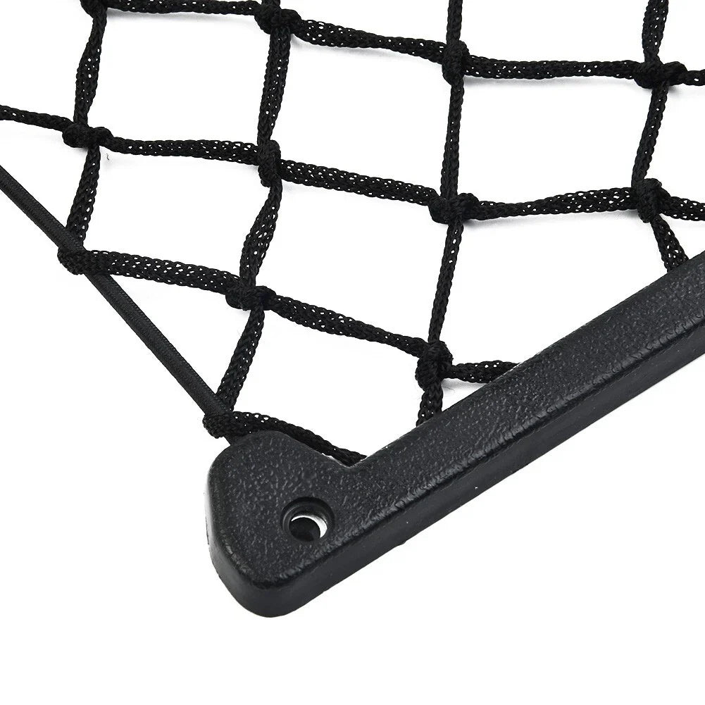 2x Large Storage Net Plastic Phone Magazine Holders Elastic-Mesh Bag for Car