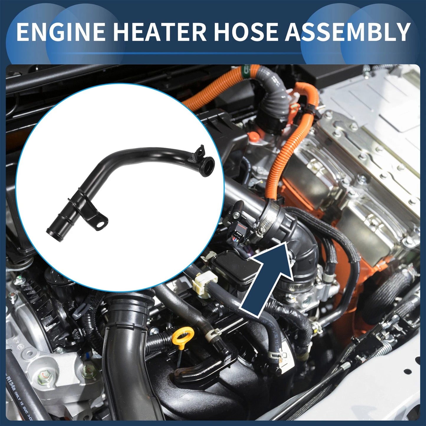 Engine Heater Hose Assembly No. 04781608AC for Dodge Caravan 3.3L (2001–2007)
