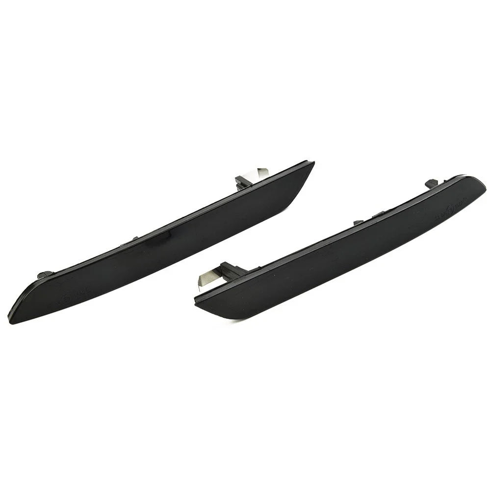 Smoked Black Side Logo Reflector Lamps