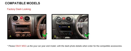 9" Wireless Carplay Android Auto Head Unit for Isuzu Dmax (2009-2011)