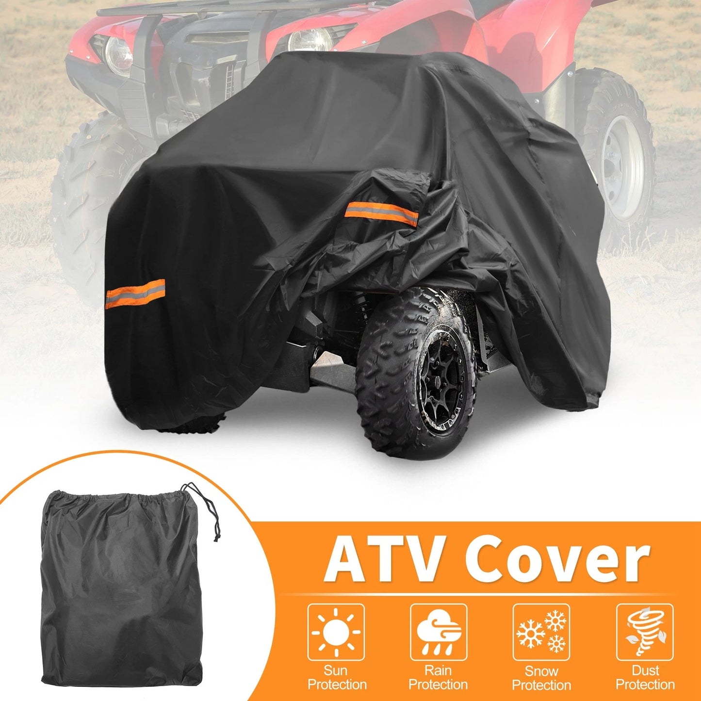 Waterproof ATV Cover for Yamaha Grizzly EPS/LTD/XTR (2014–2023)