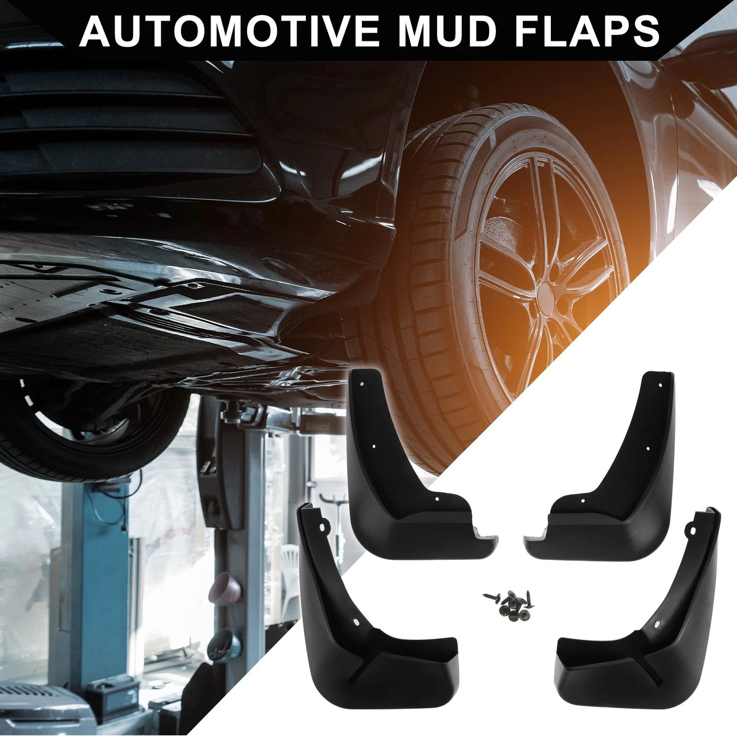 Mud Flap Splash Guard Set for Ford Fiesta ST-Line (2021–2023)