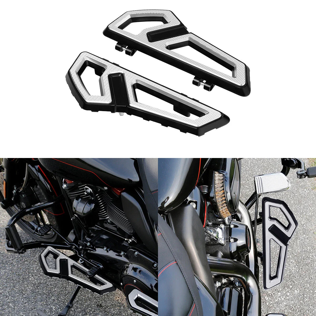 Front Driver Footboard for Harley Touring Street Glide (2000-2024)
