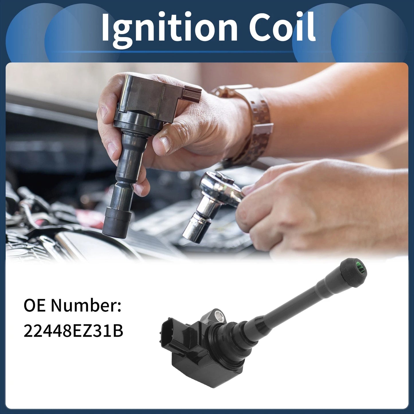 Ignition Coil Pack No. 22448EZ31B for Nissan NV2500 (2017–2021)