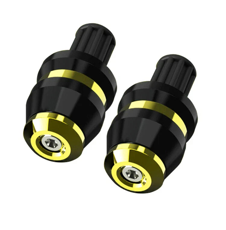 22mm 7/8" Motorcycle Handlebar Grips Bar End Slider Caps for Universal Models