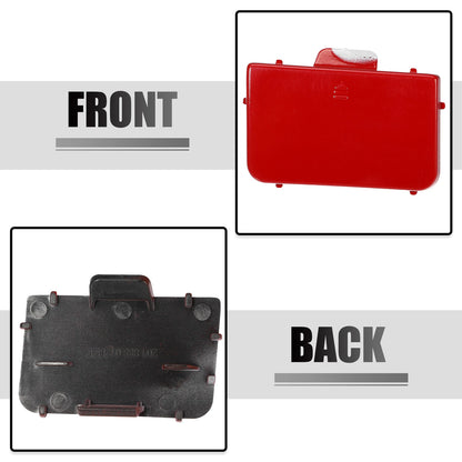 Tow Hook Eye Hole Cover for Mercedes-Benz C-Class W204 (2007–2014) Red