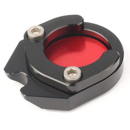 Foot Side Stand Plate Enlarger Pad for Yamaha XMAX 125 400 NVX155 NMAX125 (2017–2023) RED