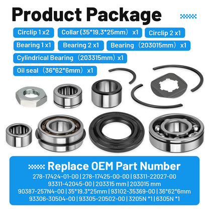 Transmission Bearings Set for Yamaha Banshee 350 (1987–2006)