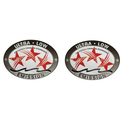 2X Ultra Low Emission Outboard Graphic Sticker Decal for California (DOT)