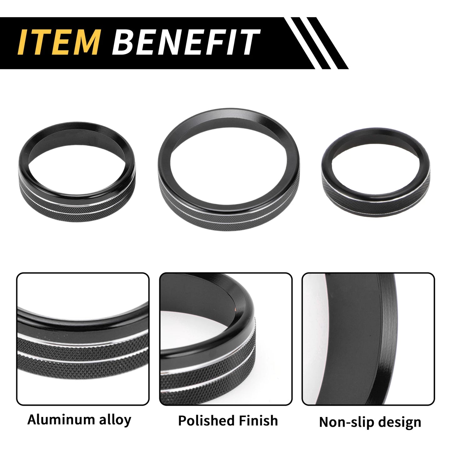 Set of 1 Air Conditioning Button Cover Trim for Ford F-150 XLT (2016–2019)