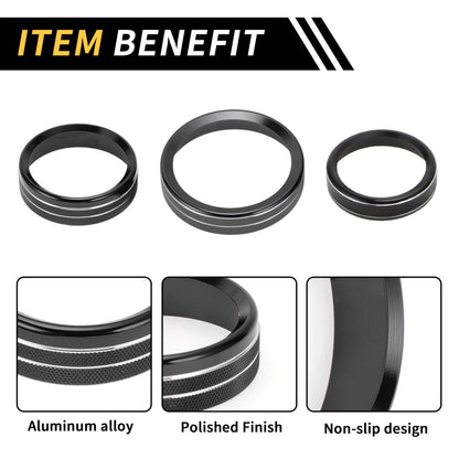 Set of 1 Air Conditioning Button Cover Trim for Ford F-150 XLT (2016–2019)