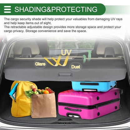 Car Trunk Retractable Cargo Cover for Mercedes-Benz R-Classe S251 2007-2019