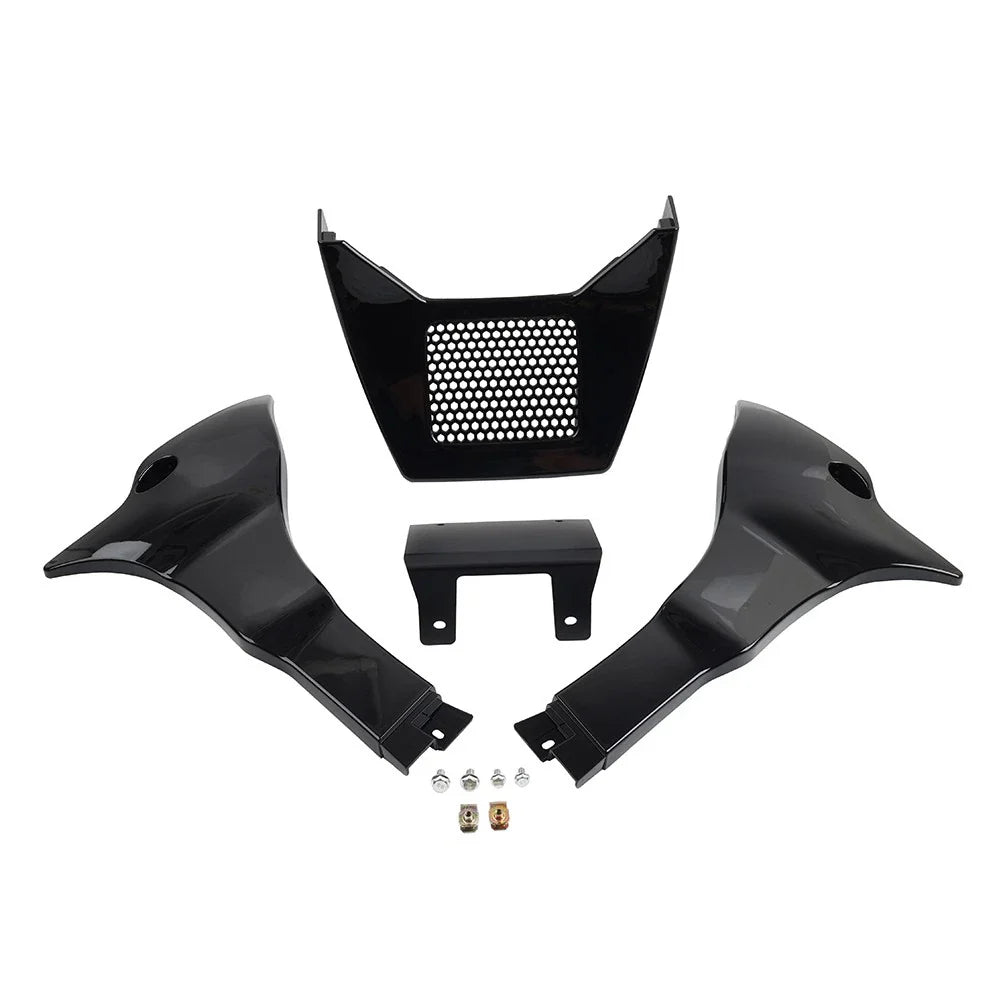 Black Side Fairing Spoiler Panels Cover for Harley Low Rider ST (2022-2024)