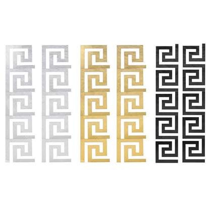 10-30PCS 3D Acrylic DIY Mirror Tile Wall Sticker Removable Decal Mural
