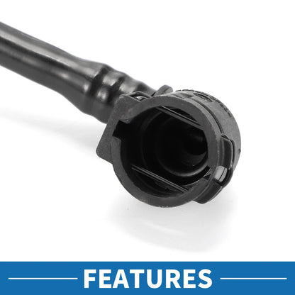 Radiator Hose for BMW 740i (2016 - 2019) Plastic Black 1 Pc