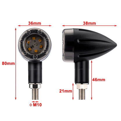 4x LED Tail Light Lamp for Harley Cafe Racer