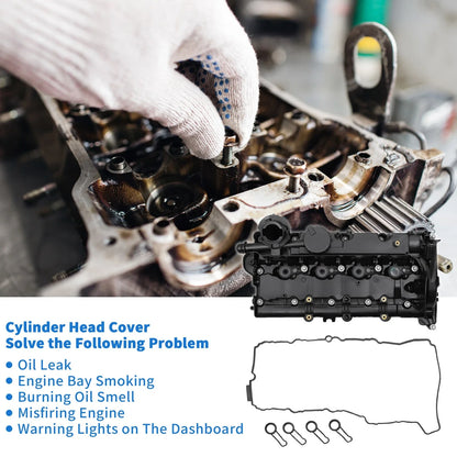 Front Engine Valve Cover with Gasket for BMW X3 (2008-2010)
